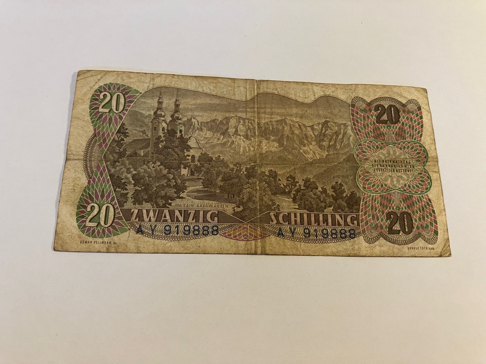 20 Schilling Austria 1980