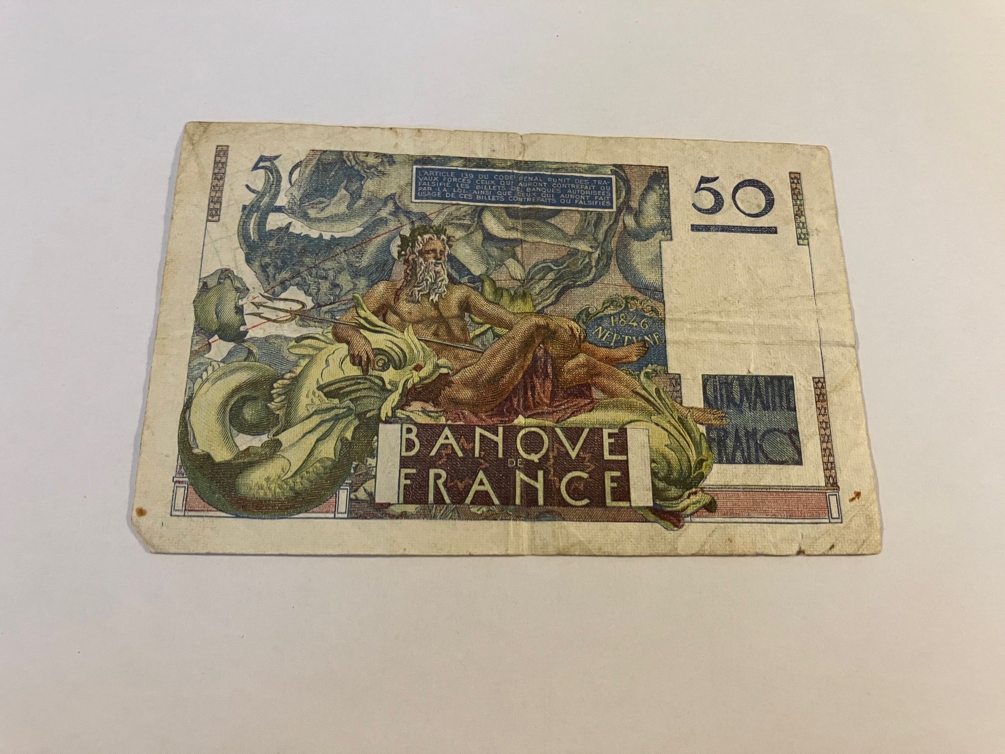 50 Francs 1948 France