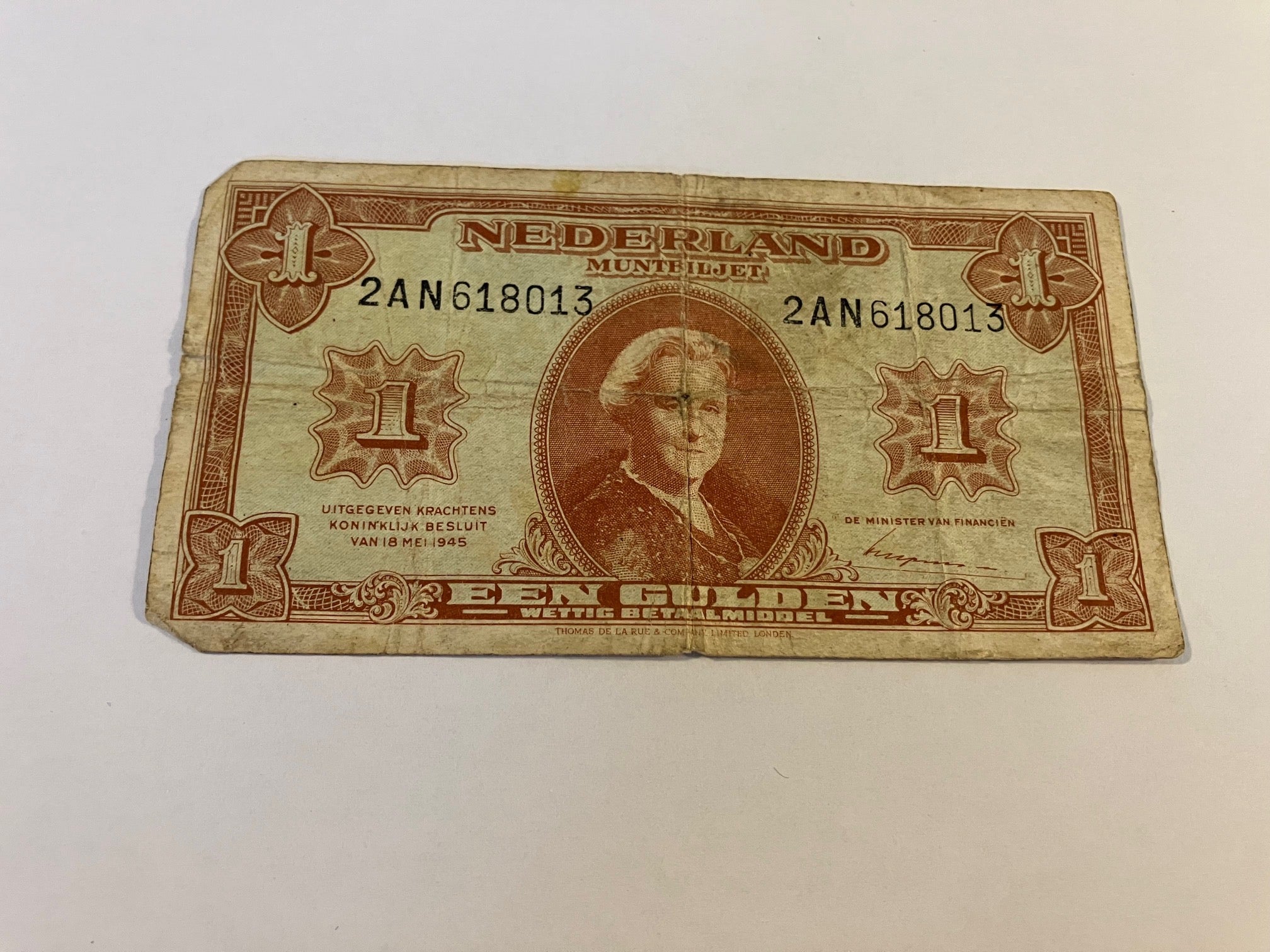 1 Gulden Netherlands 1945