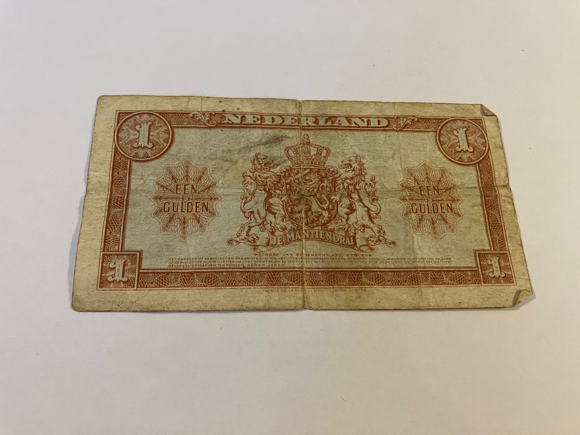 1 Gulden Netherlands 1945