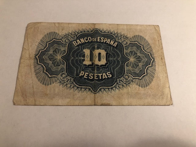 10 pesetas Spain 1935