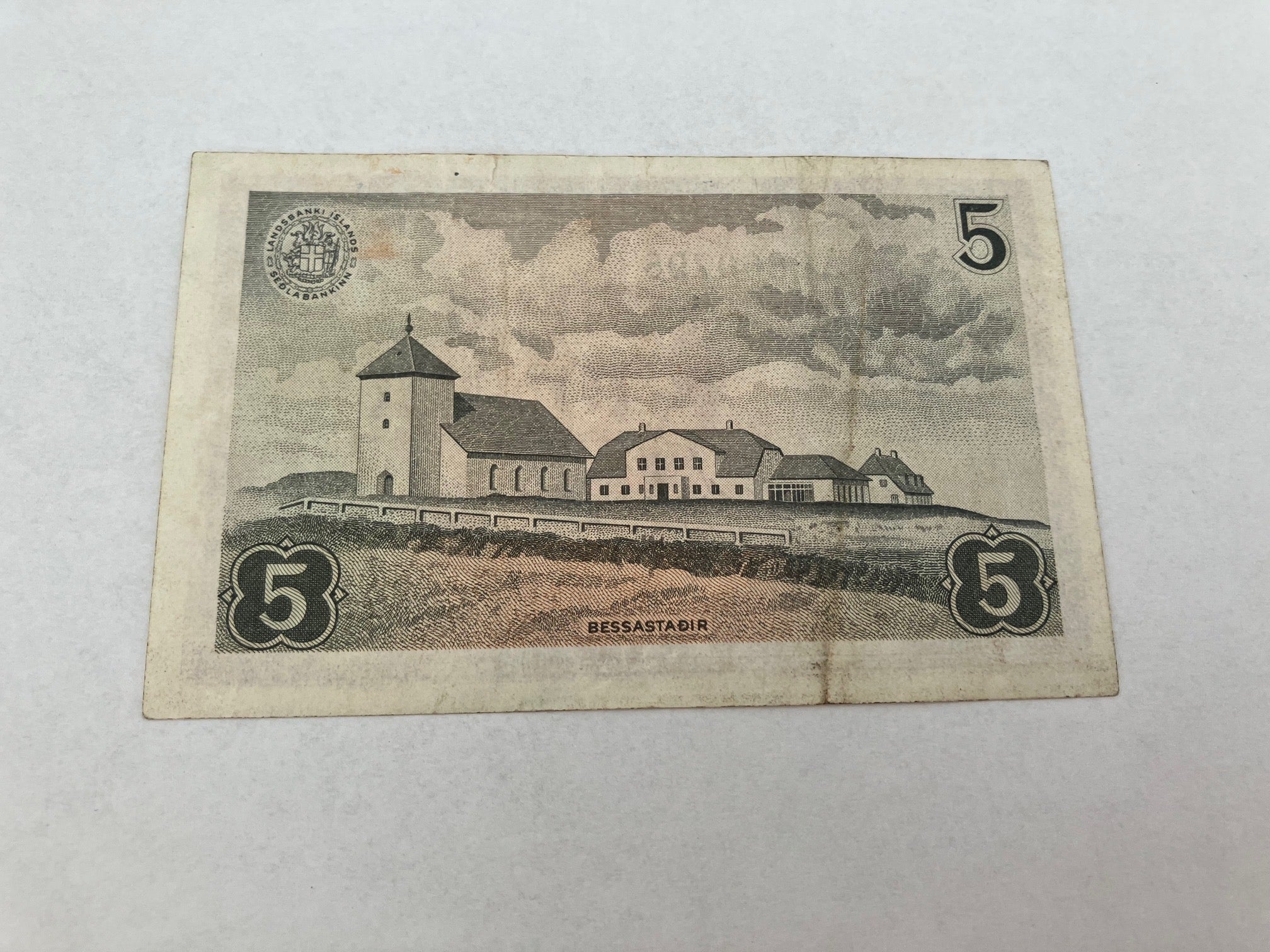 5 Kronur 1957 Iceland