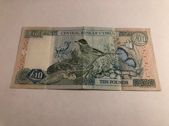 10 Pounds Cyprus 1998