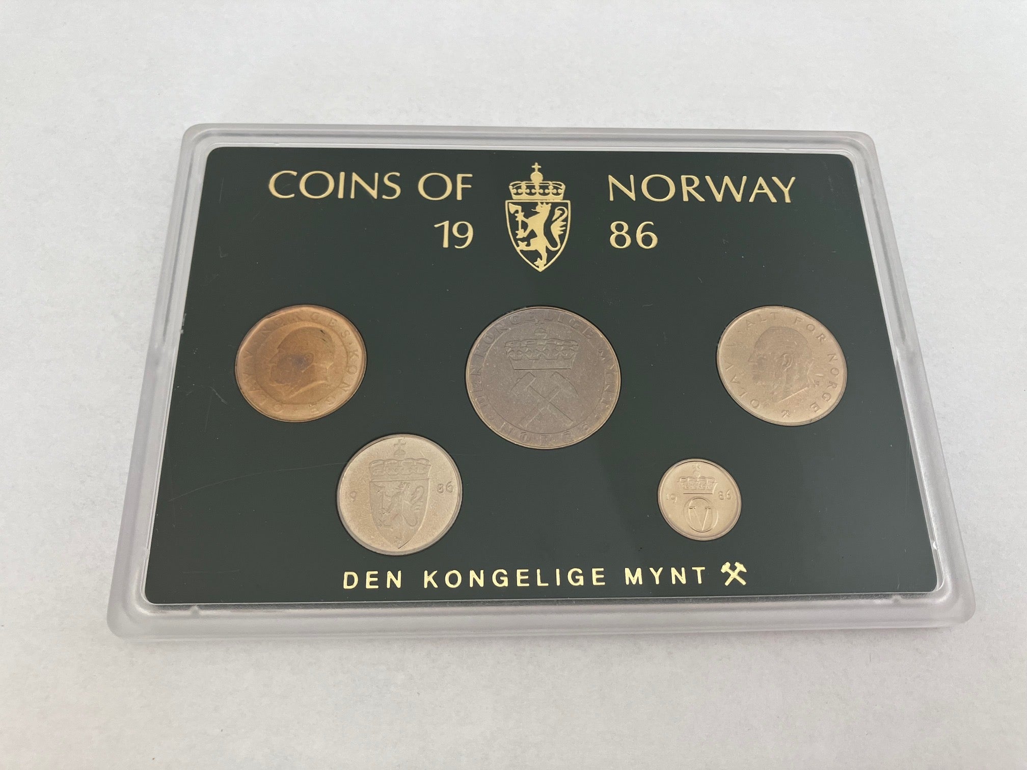 Den Kongelige Mynt Norge Møntsæt 1986