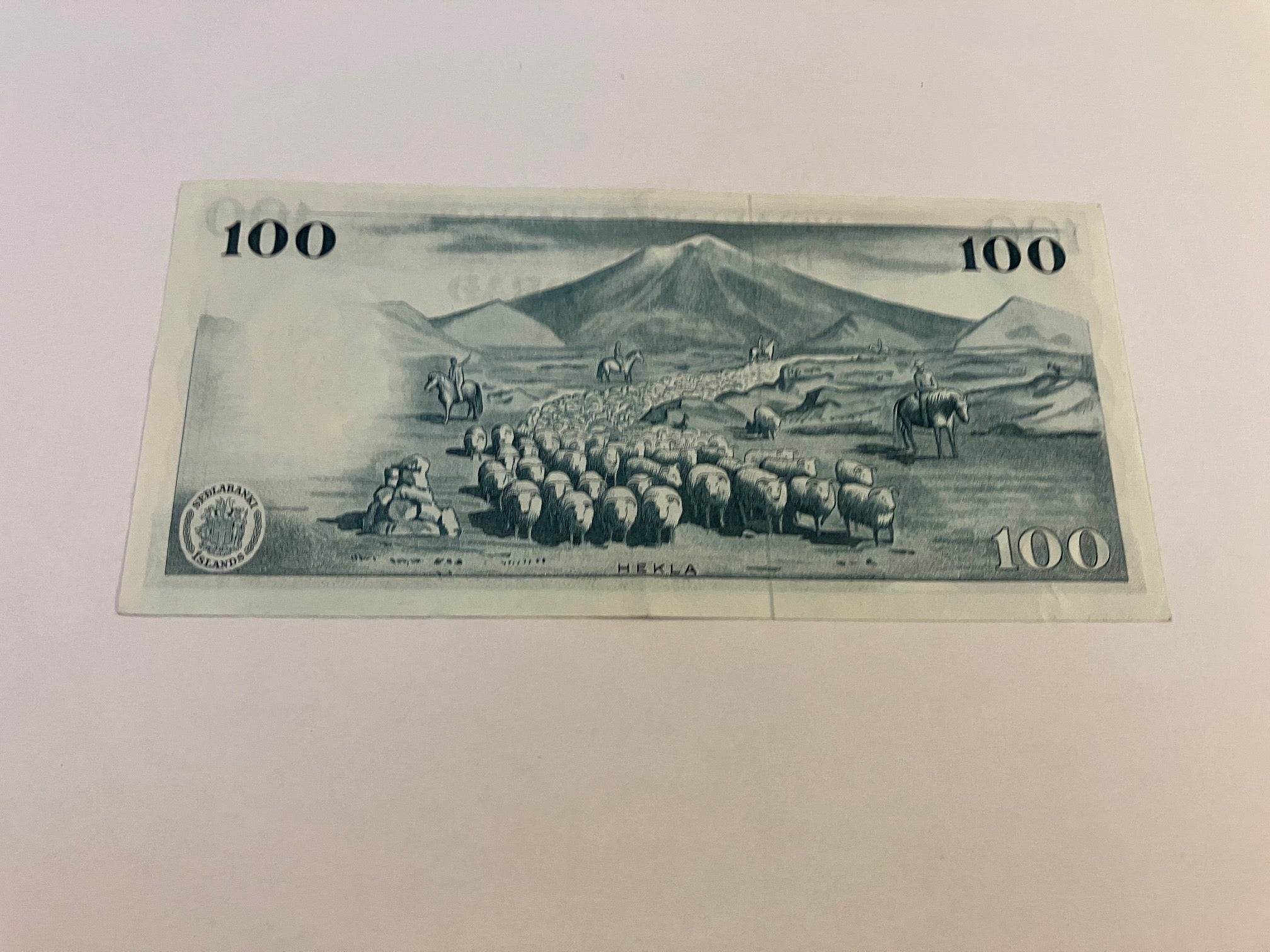 100 Kronur Iceland 1961