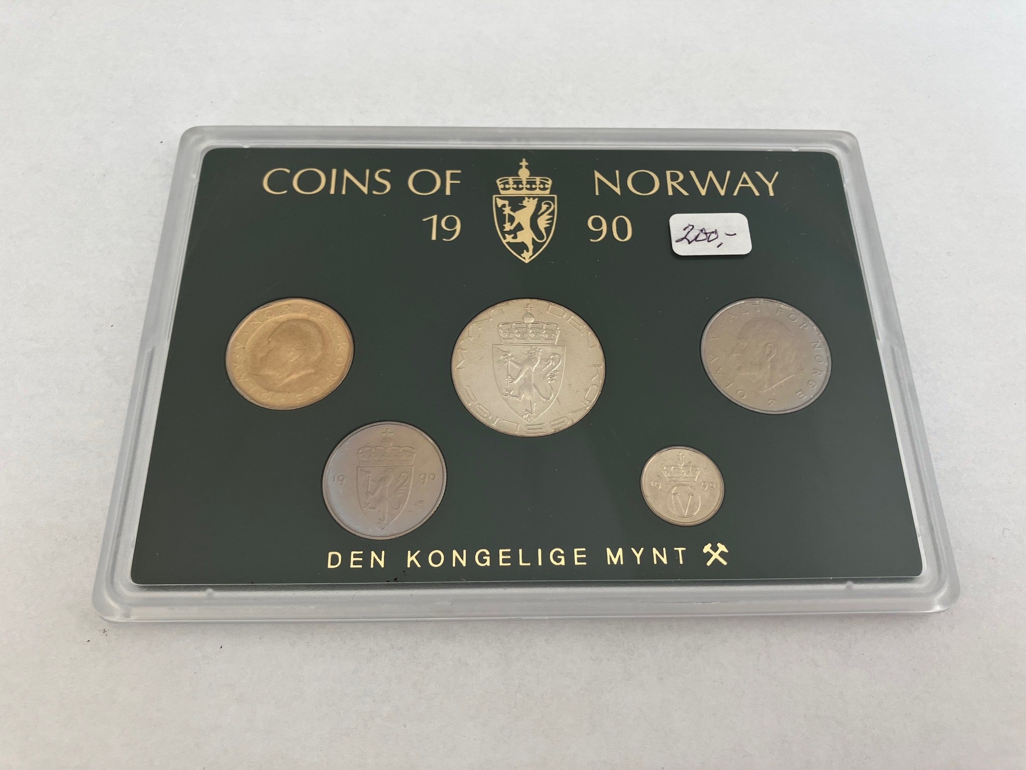 Den Kongelige Mynt Norge Møntsæt 1990
