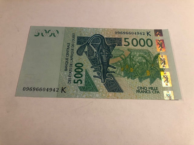 5000 franc West Africa