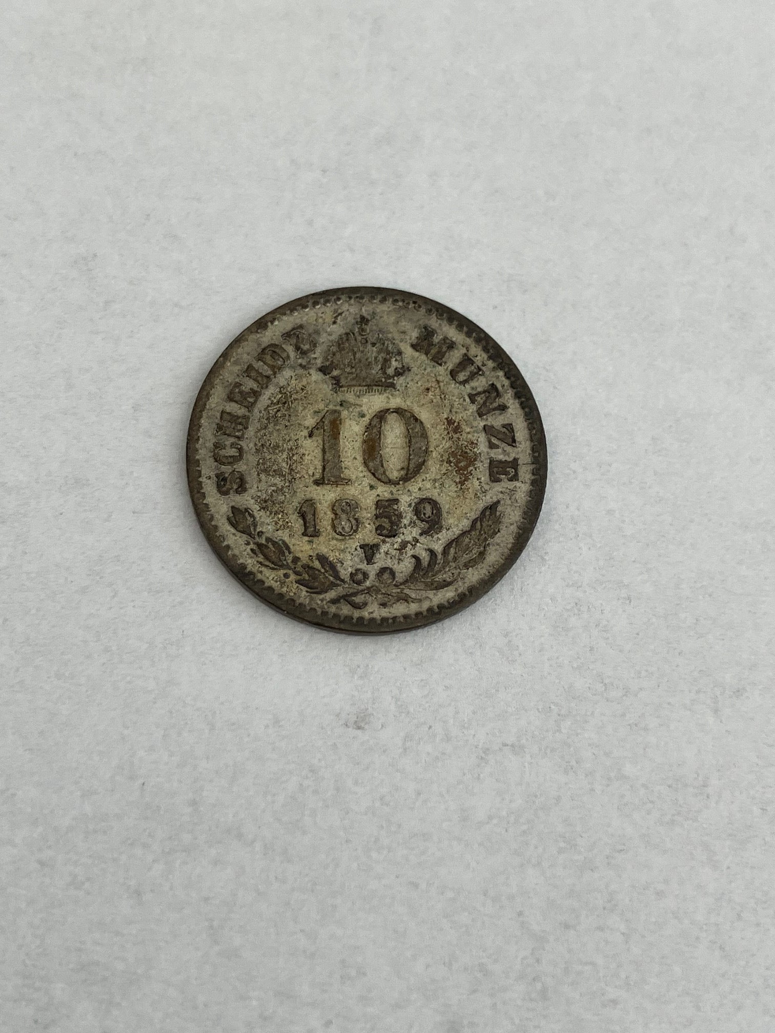 10 Kreuzer 1859 V Austria