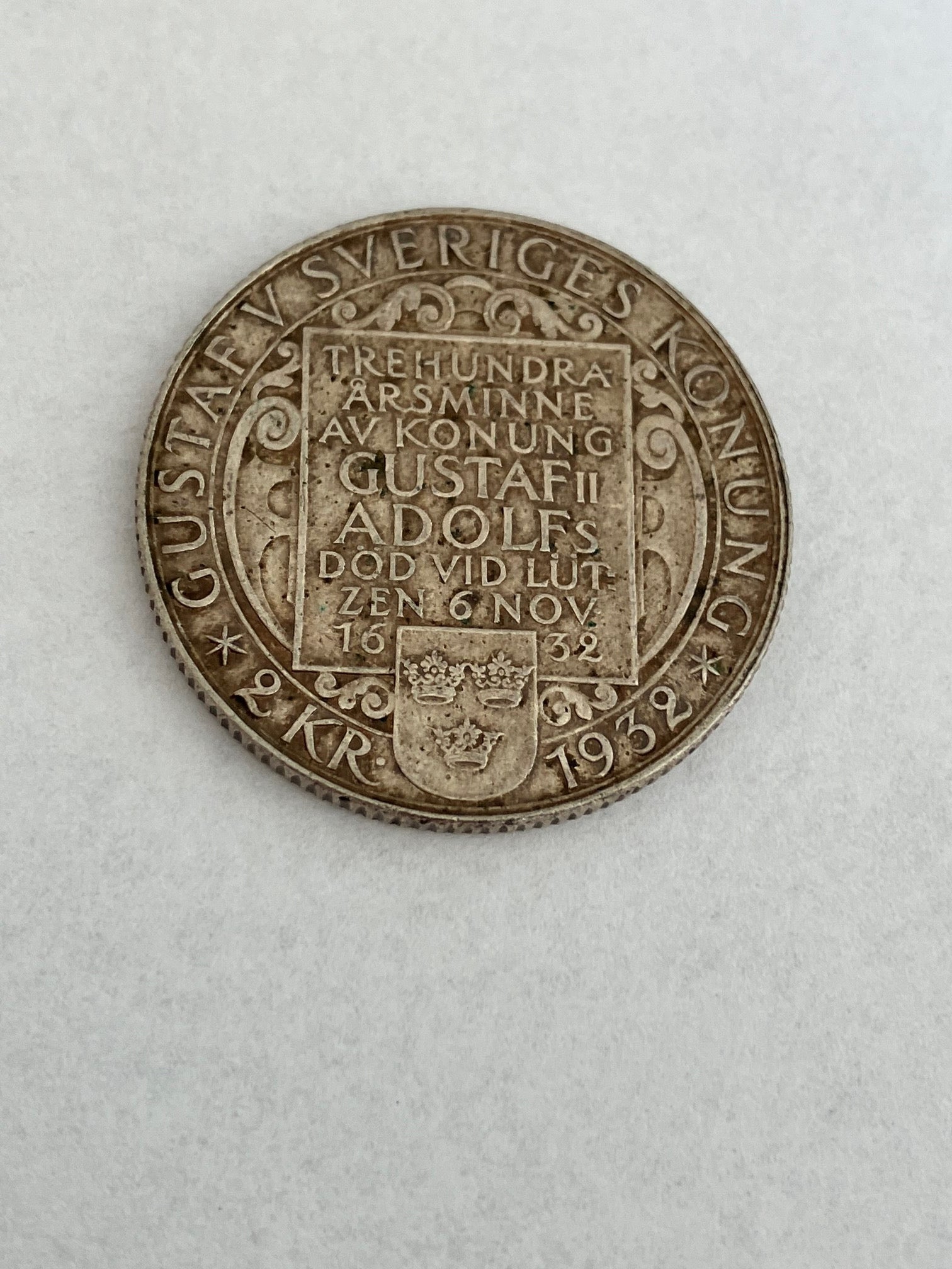 2 Kronor 1932 Sweden