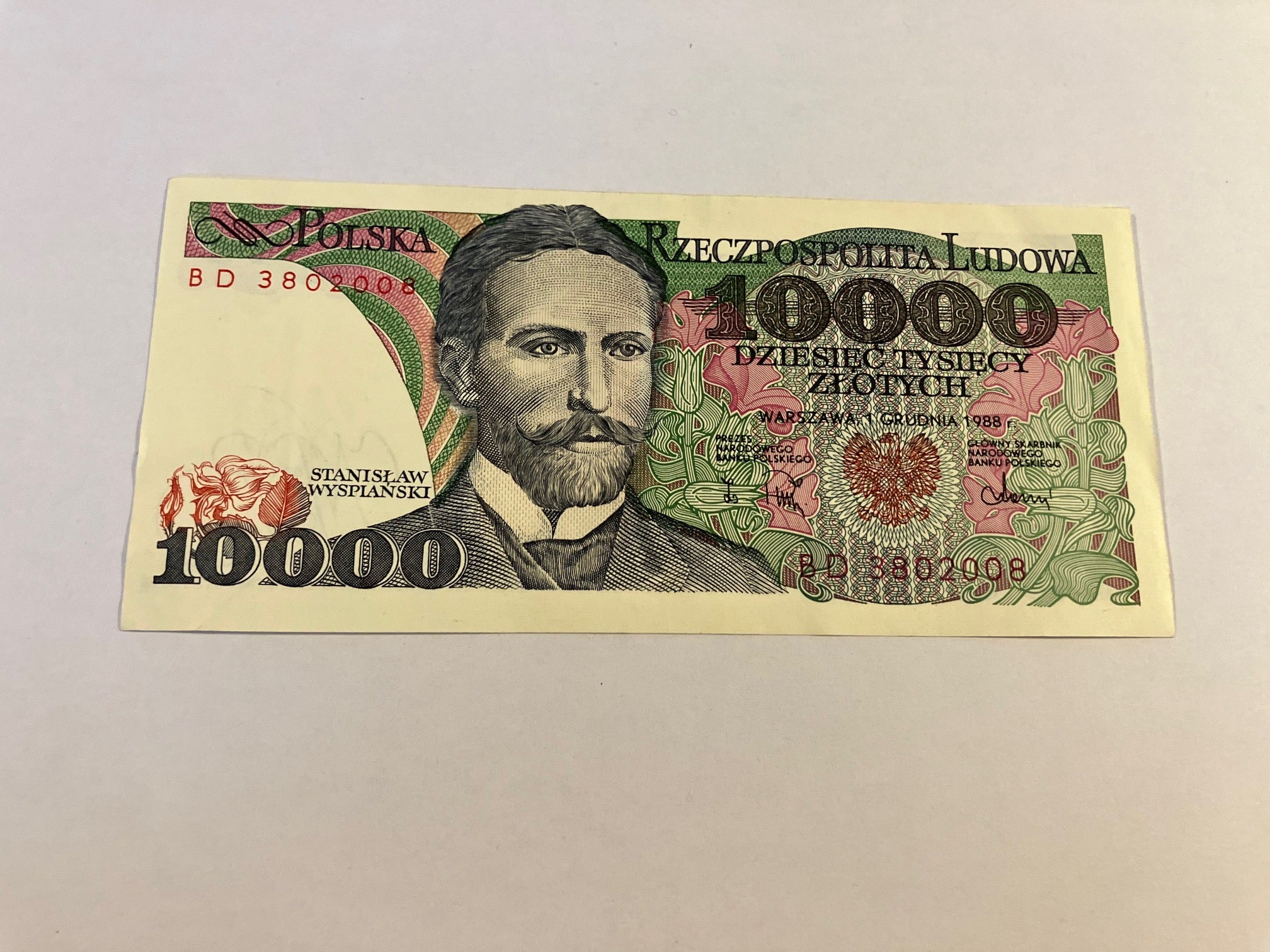 10000 Zlotych 1988 Poland