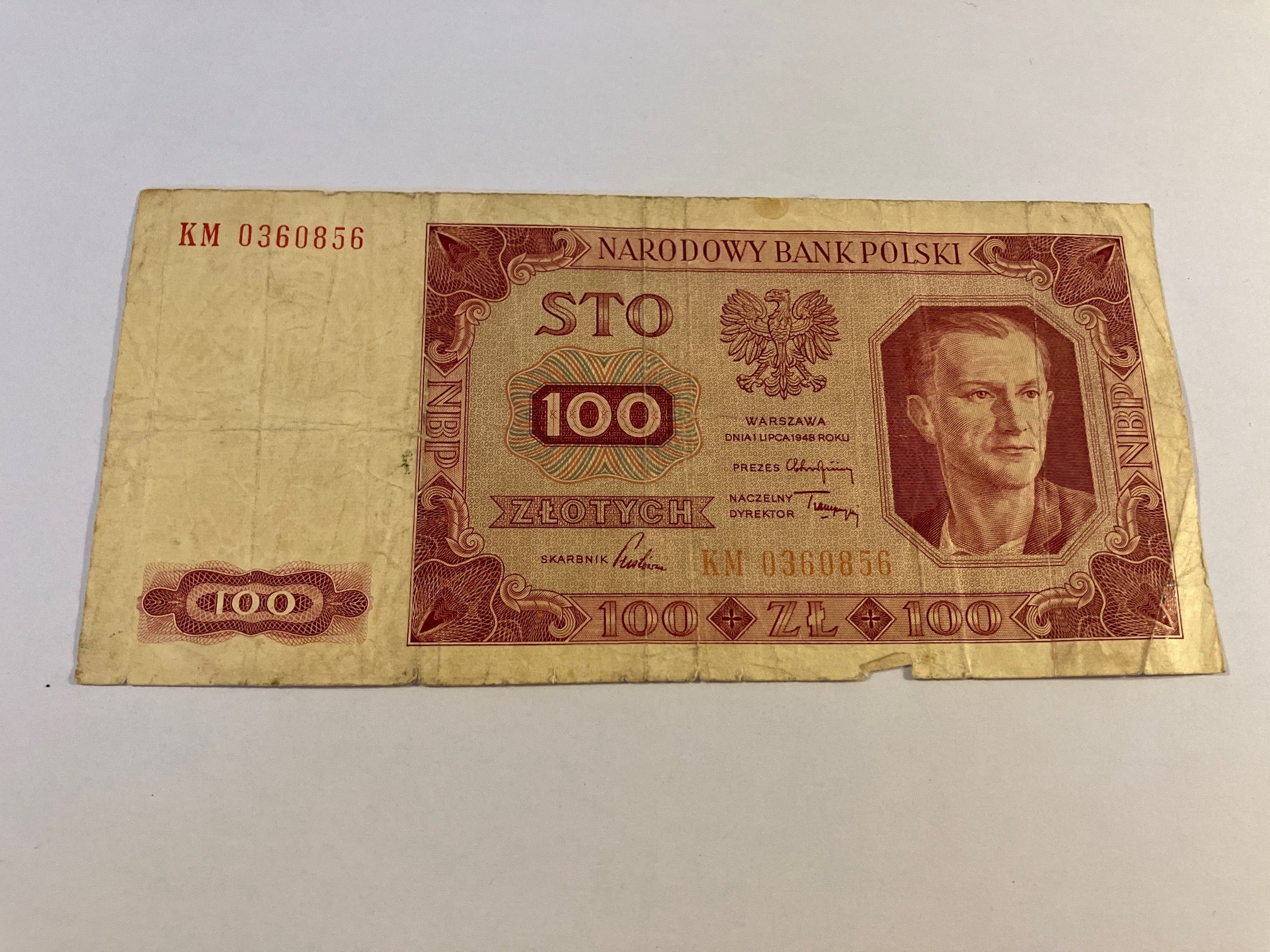 100 Zlotych 1948 Poland