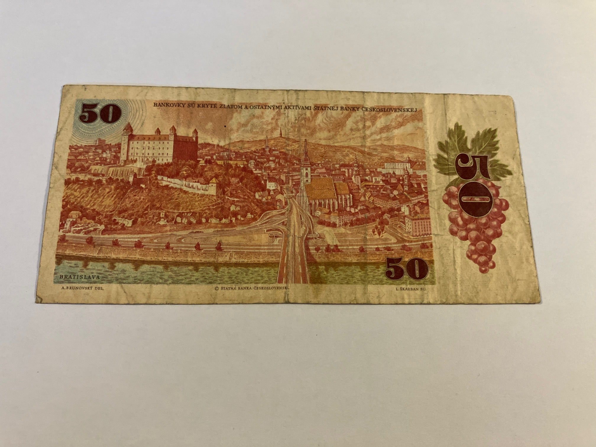 50 Korun Tjekkoslovakiet 1987