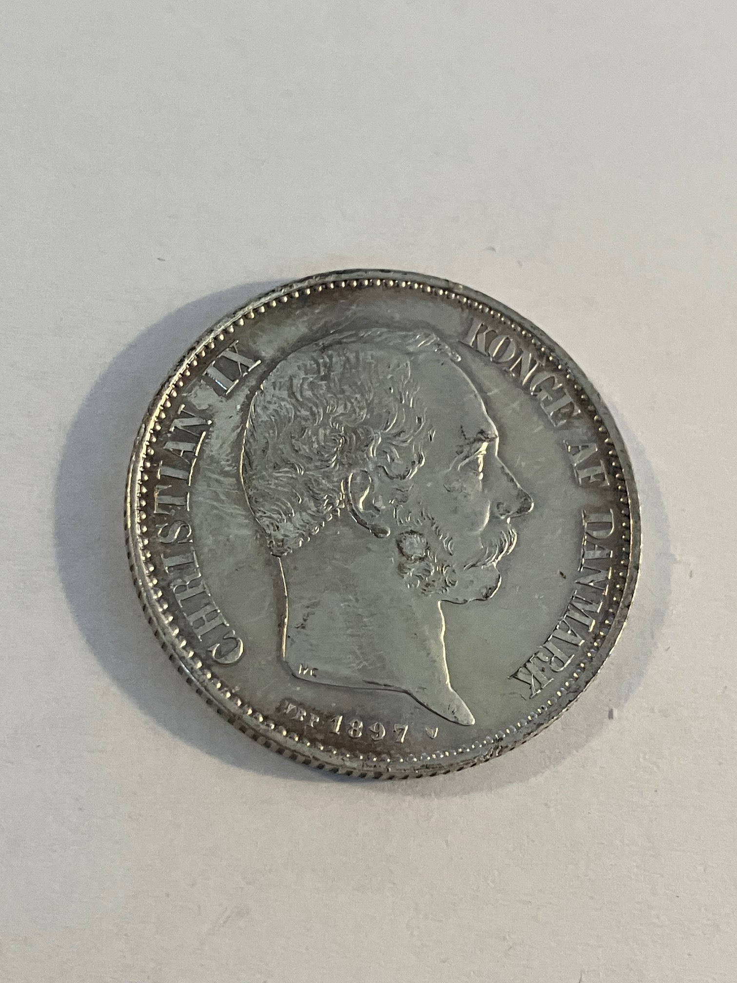 2 Kroner 1897 Danmark - Dårlig stand