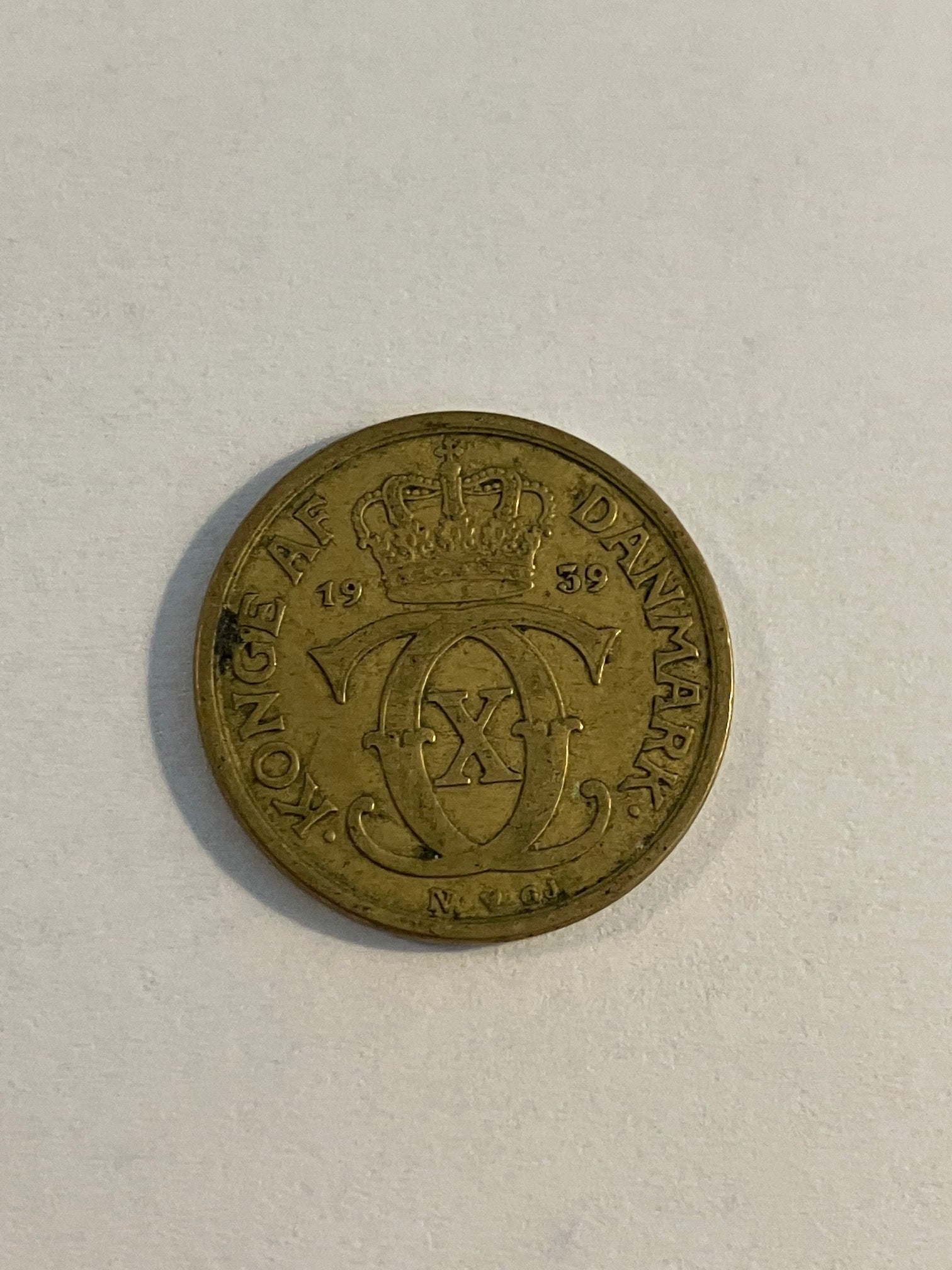 1/2 Krone 1939 Danmark