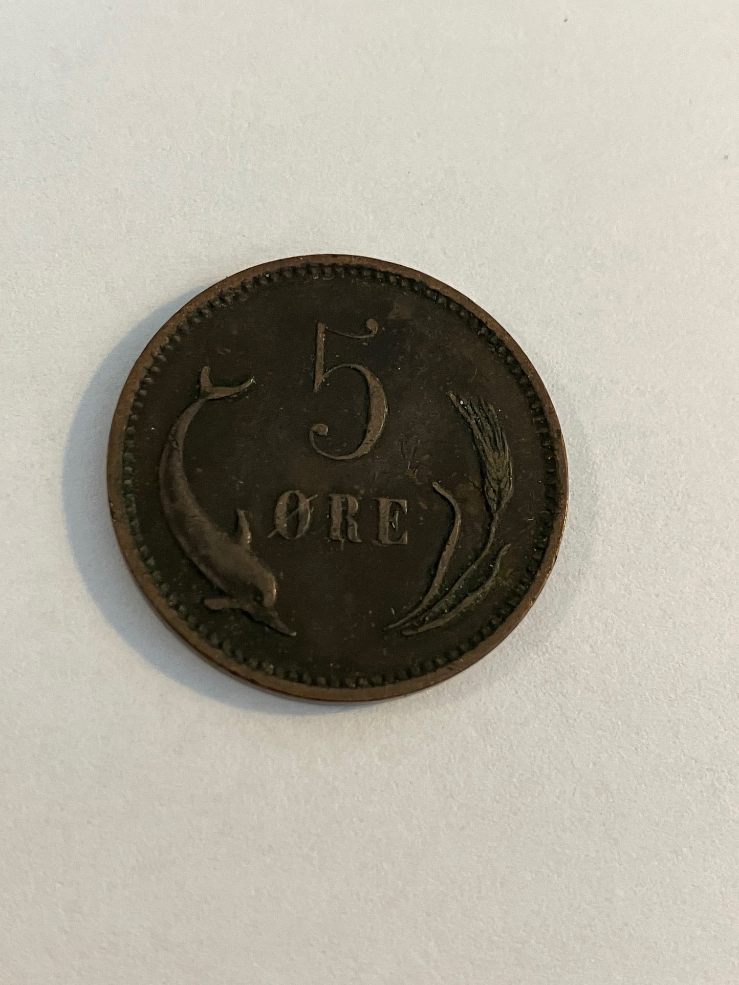 5 øre 1904 Danmark