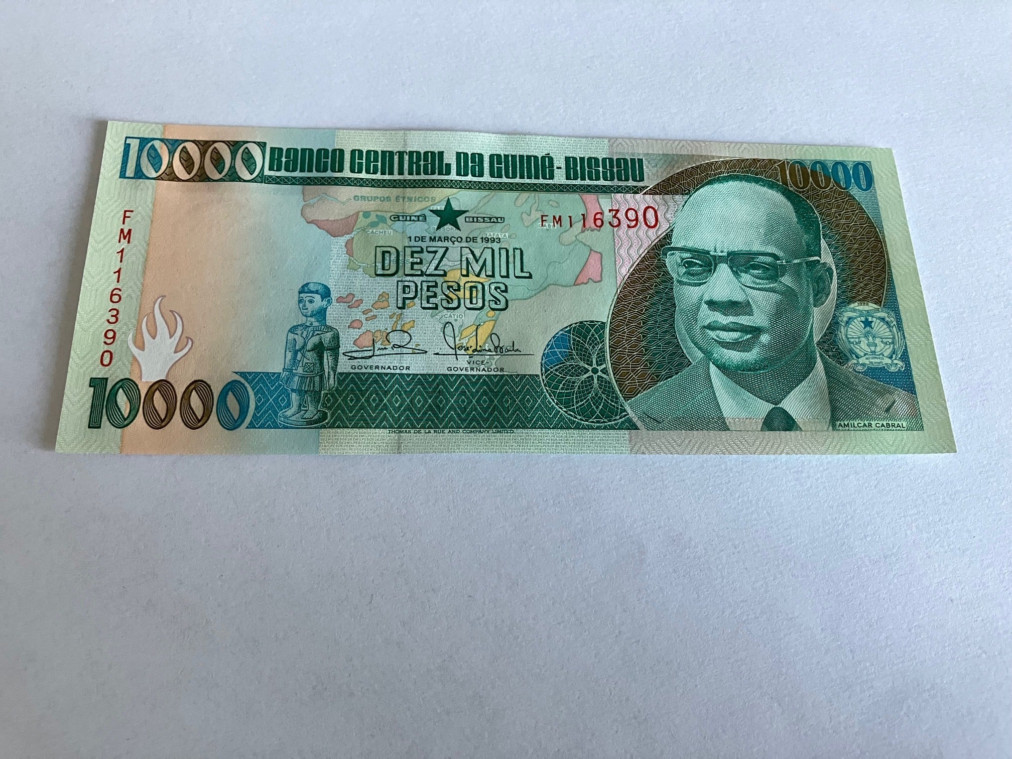 10000 Pesos Guinea-Bissau 1993