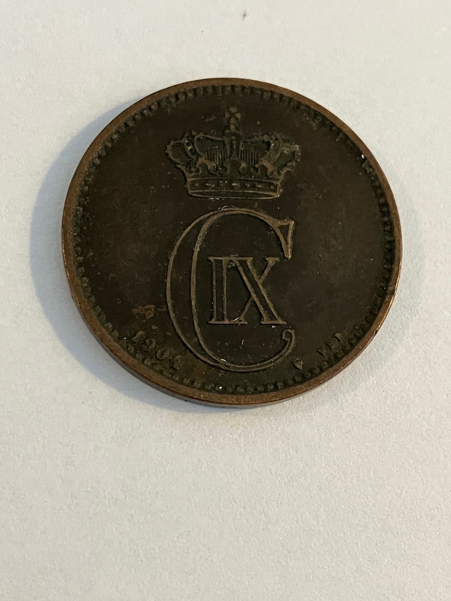 5 øre 1904 Danmark