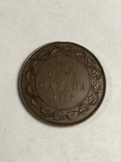 One cent Canada 1917