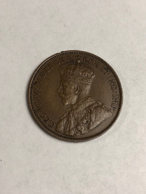 One cent Canada 1917