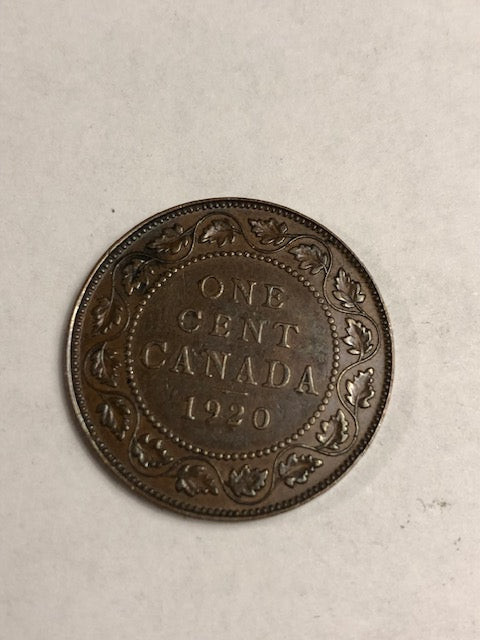 One cent Canada 1920