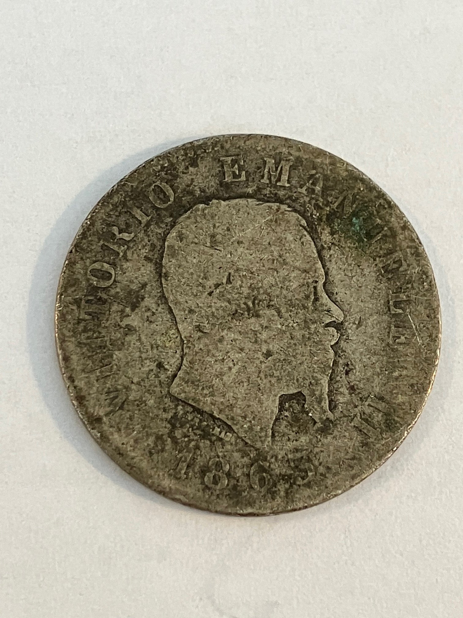 1 Lira Italy 1863