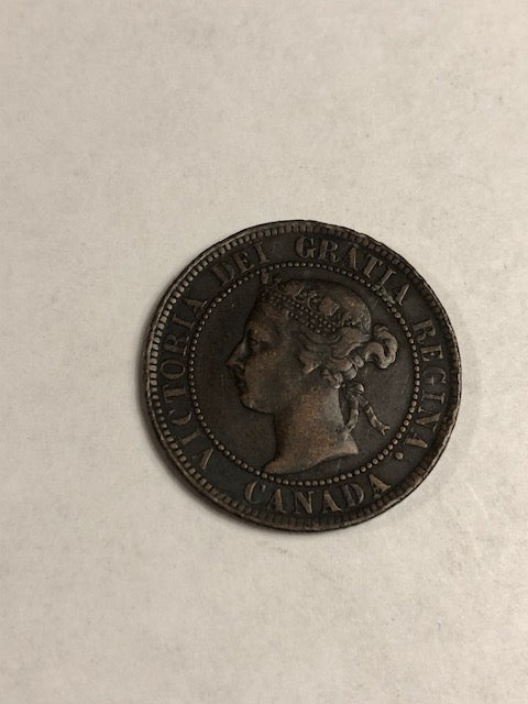 One cent Canada 1893