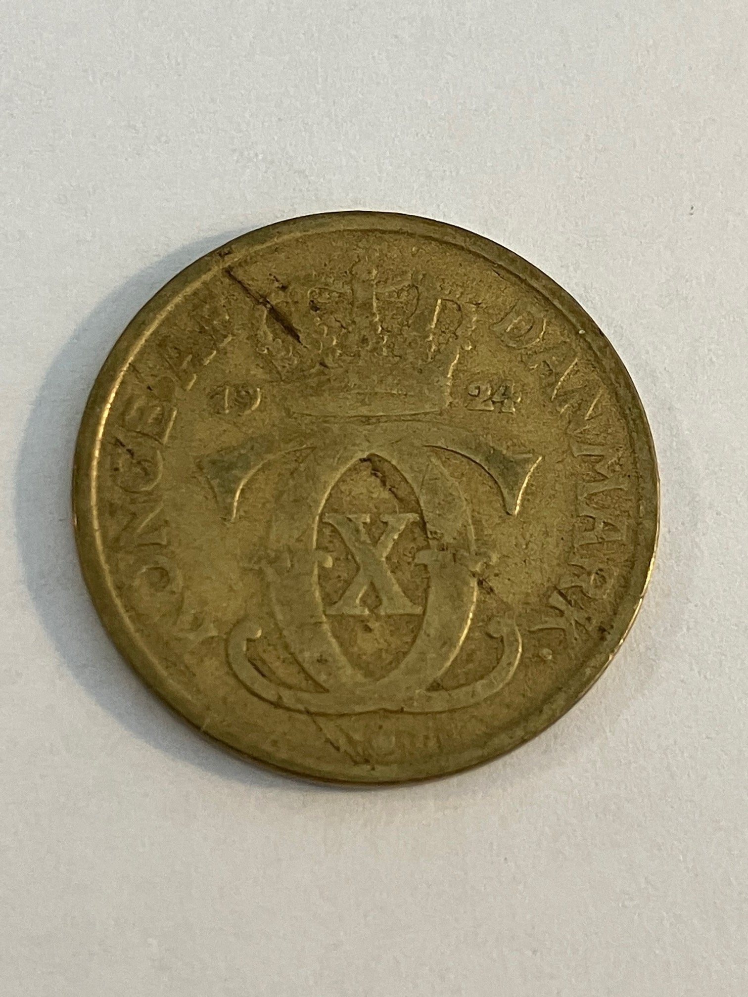 1 Krone 1924 Danmark