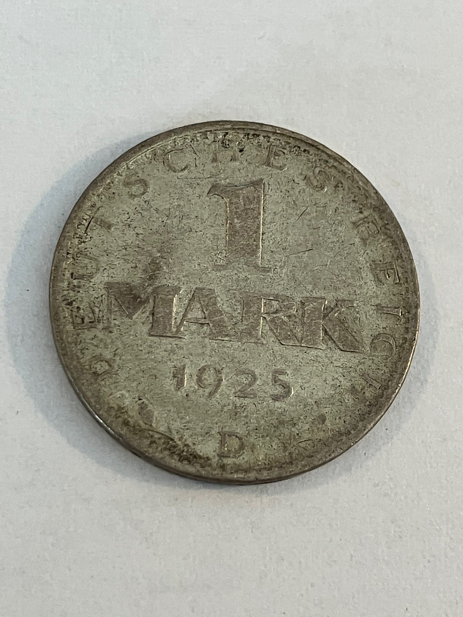 1 Mark 1925 D Germany