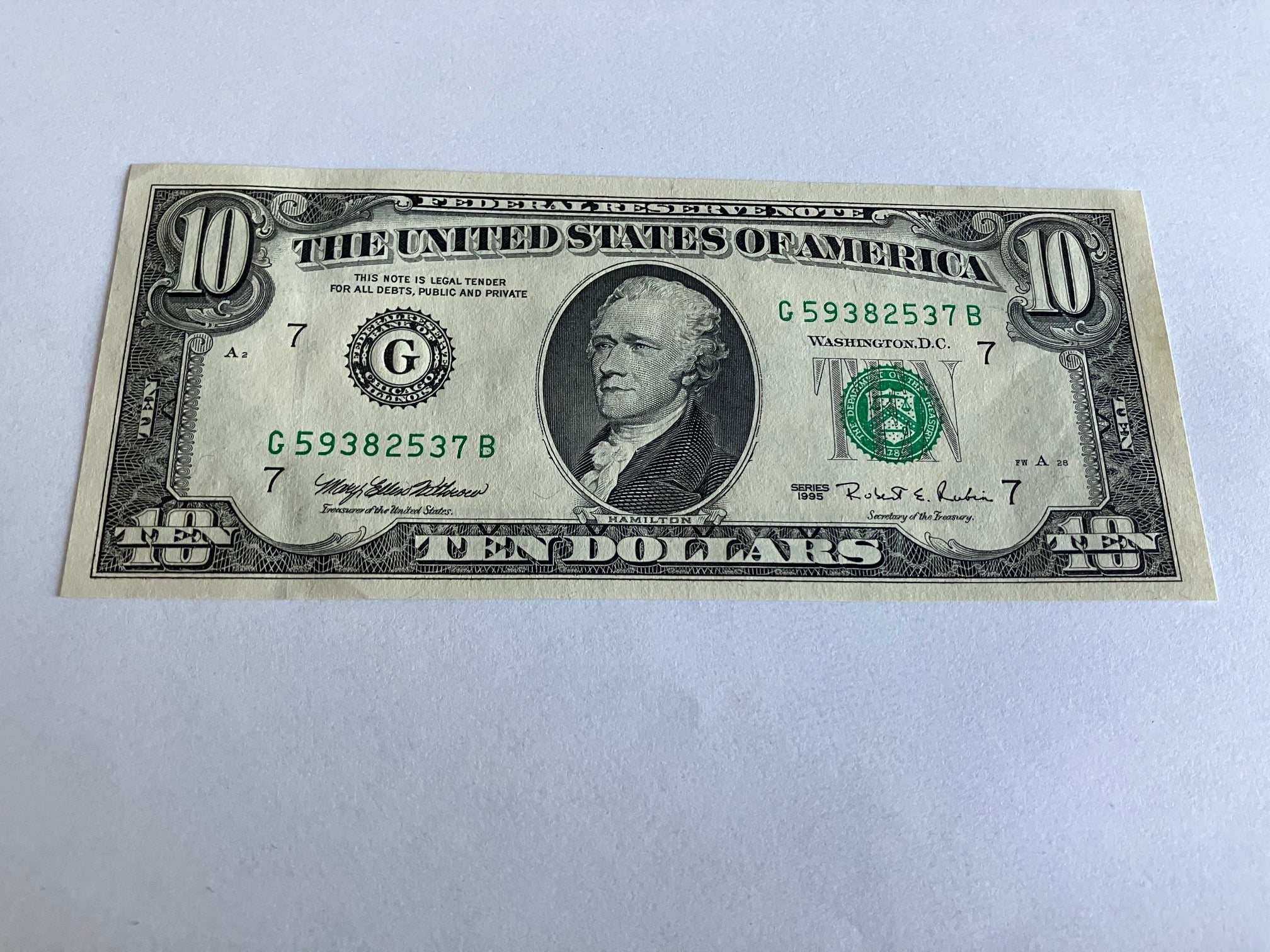 10 Dollars USA 1995