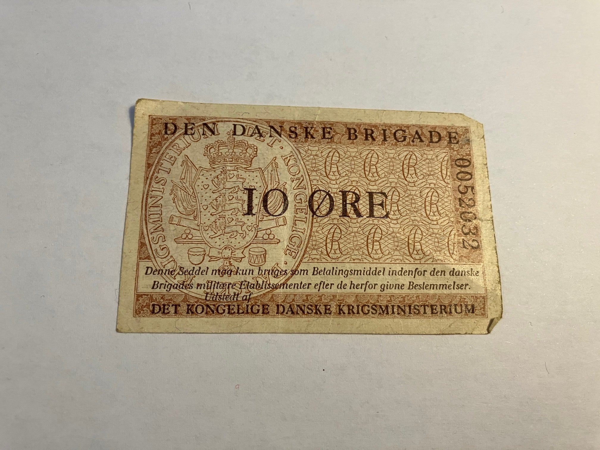 10 Øre Den Danske Brigade