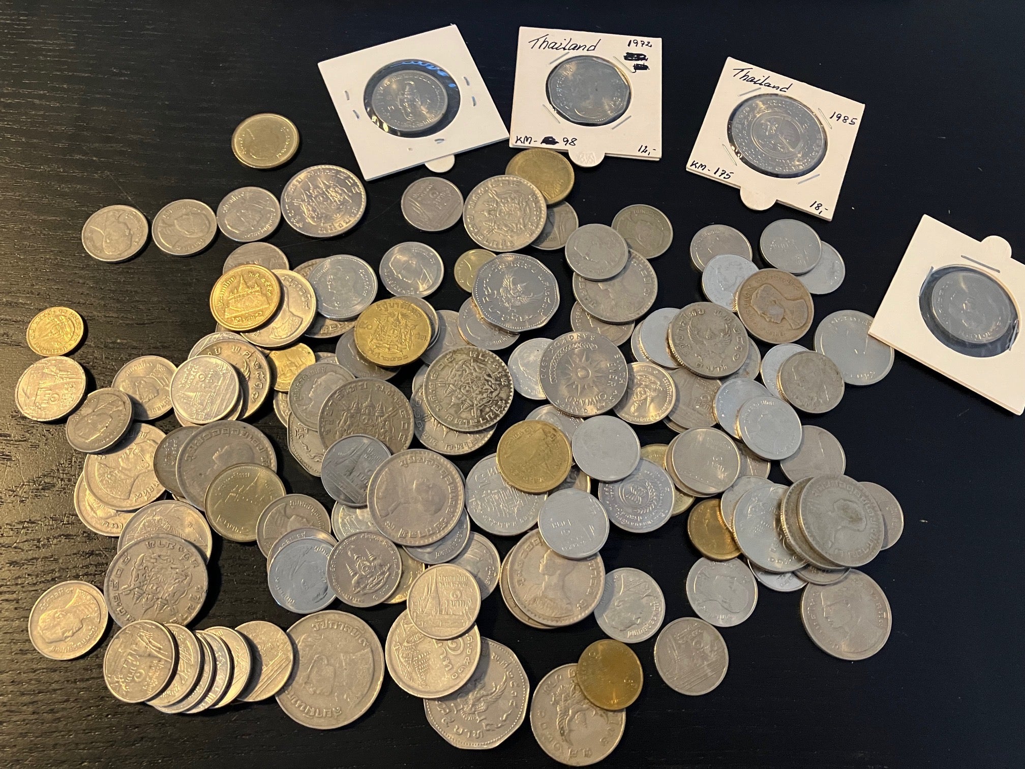 132 stk Thailand mønter