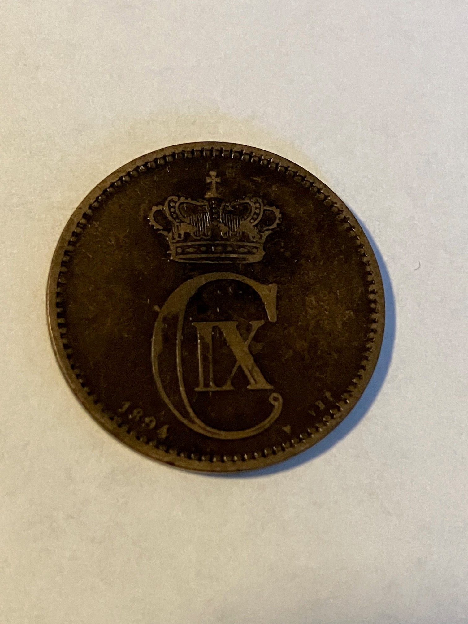 5 Øre 1894 - Dårlig stand