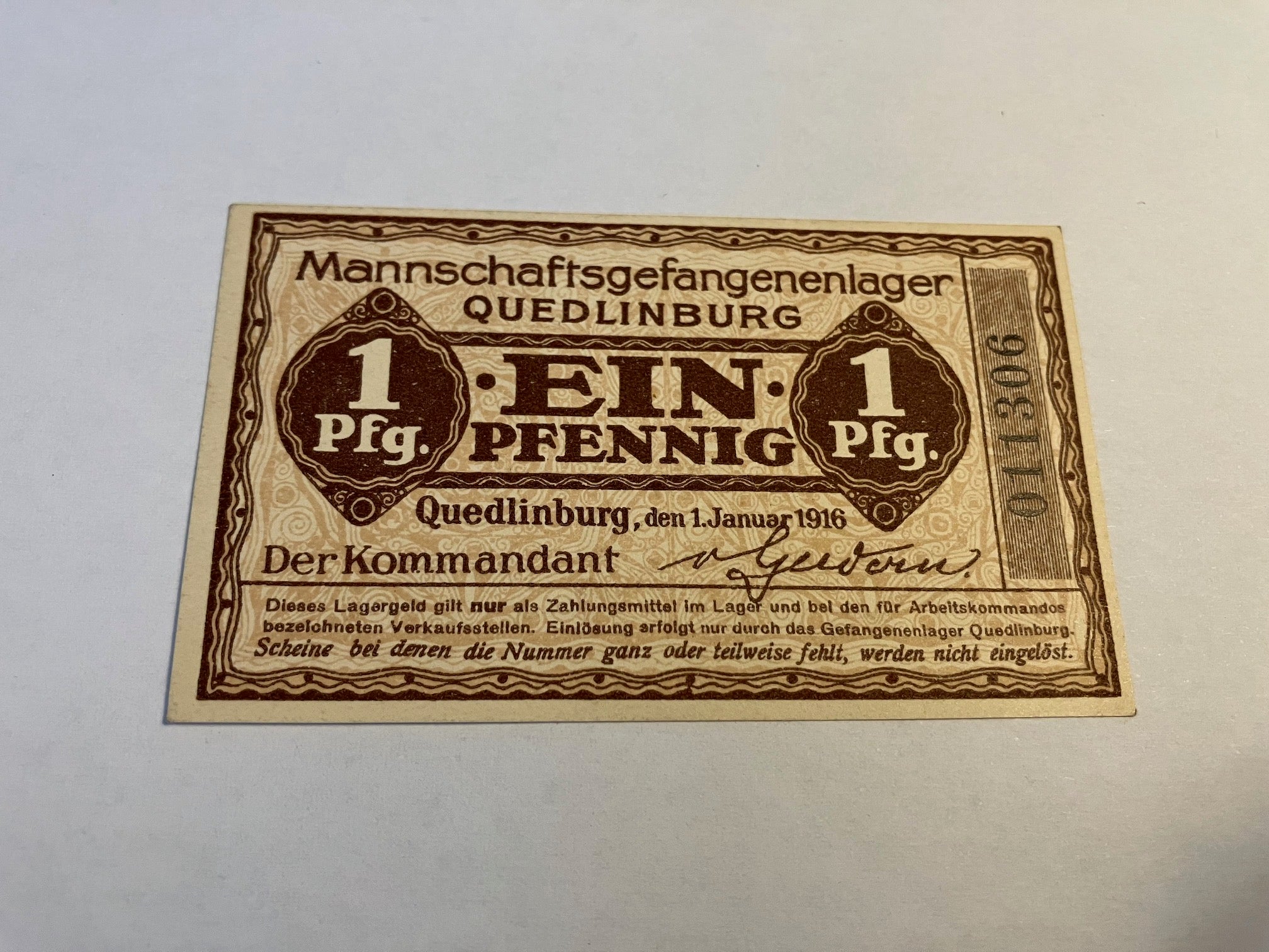 Ein Pfennig 1916