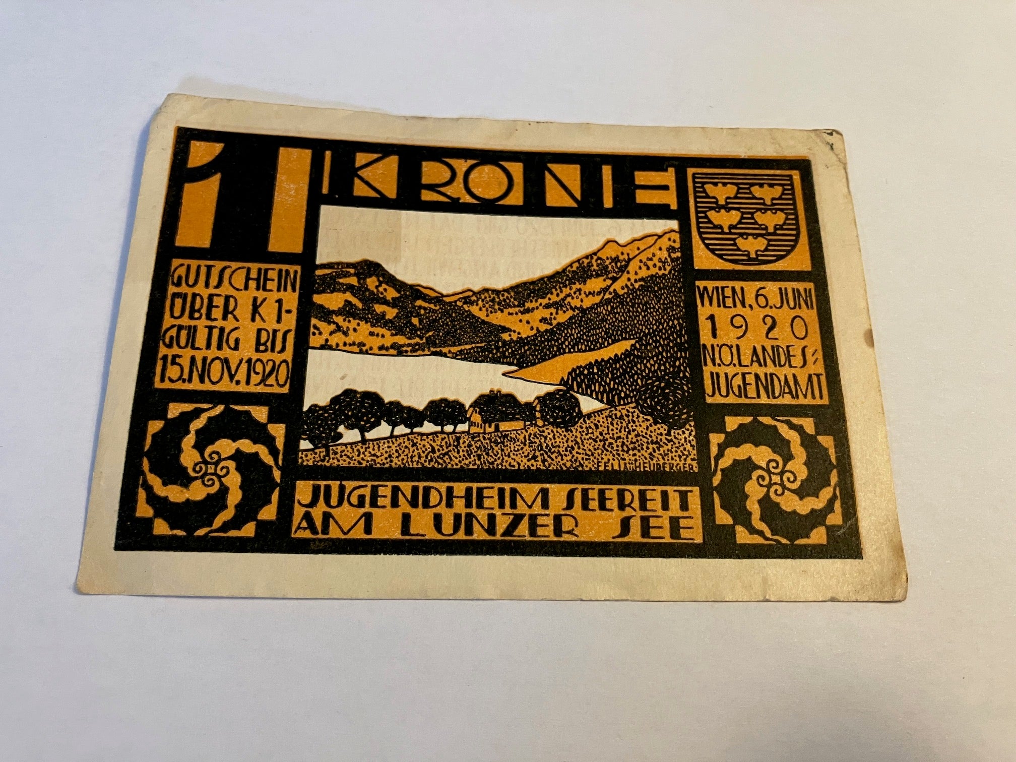 1 Krone 1920 Wien