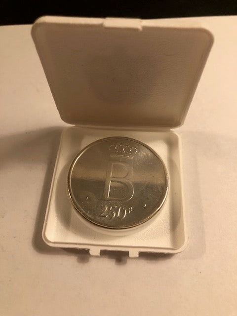 250 Francs Belgium 1976 Silver coin