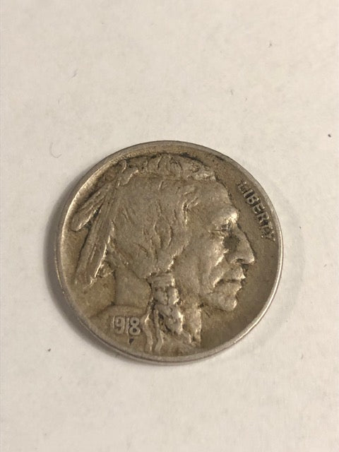 Buffalo Nickel 1918 USA