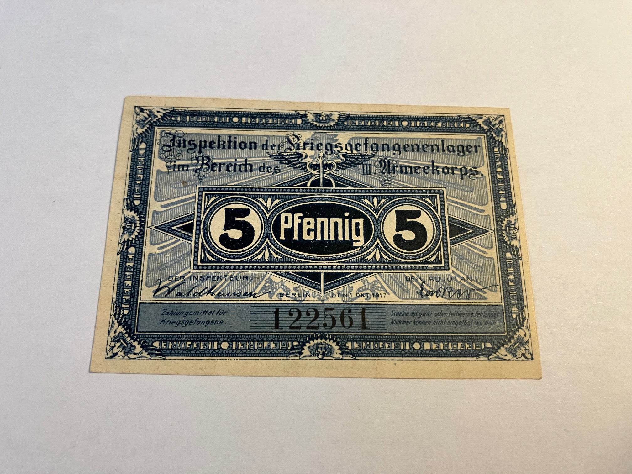 5 Pfennig 1917