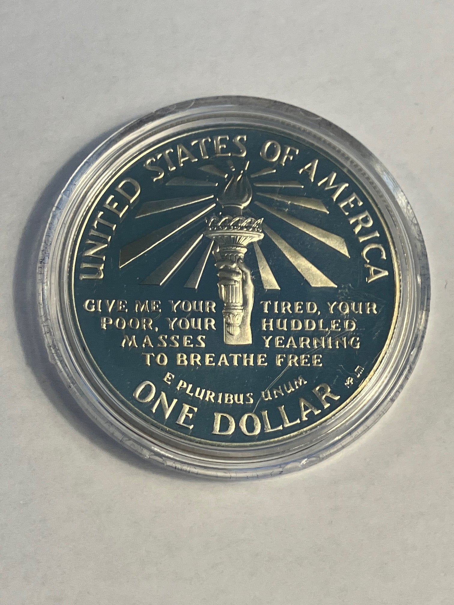 One Dollar Statue of Liberty 1986 USA