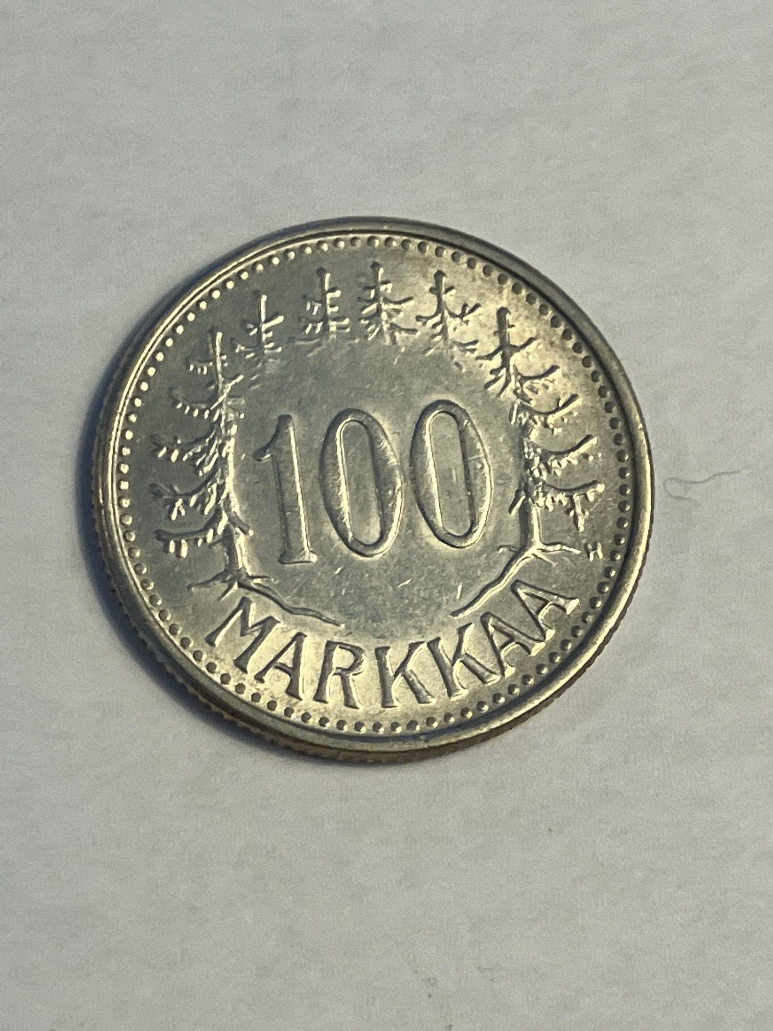 100 Markkaa 1957 Finland