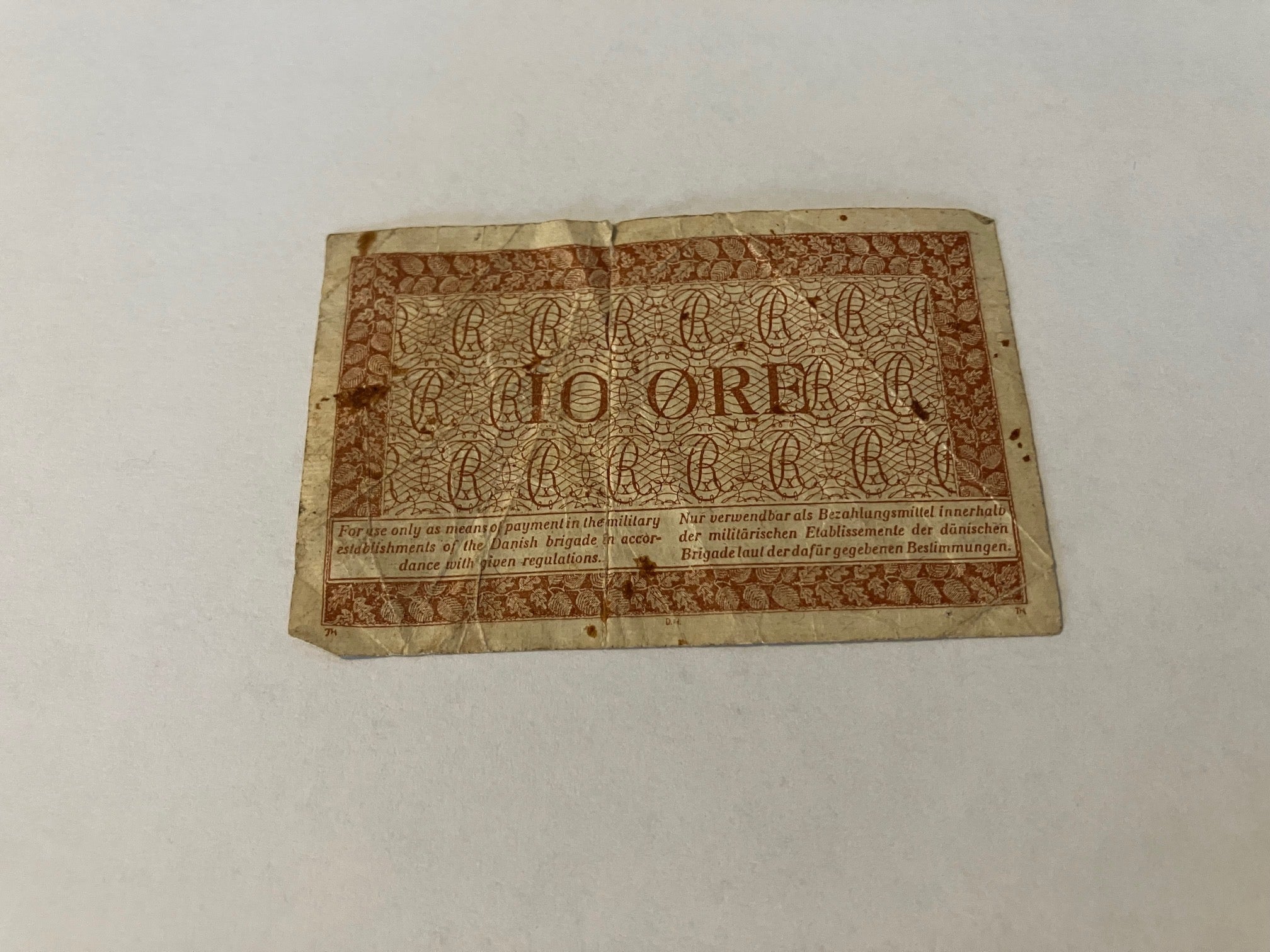 10 Øre Den Danske Brigade