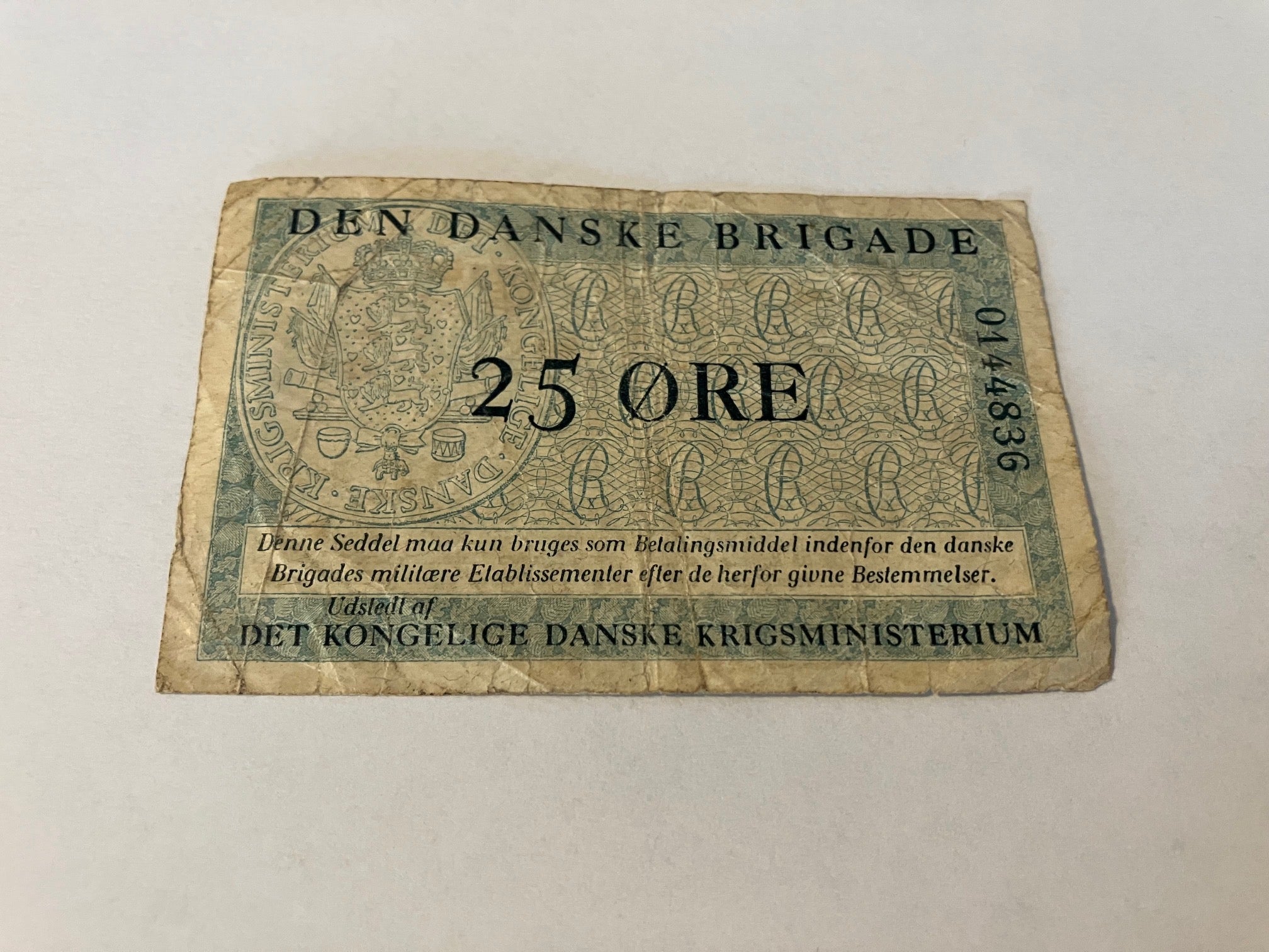 25 Øre Den Danske Brigade