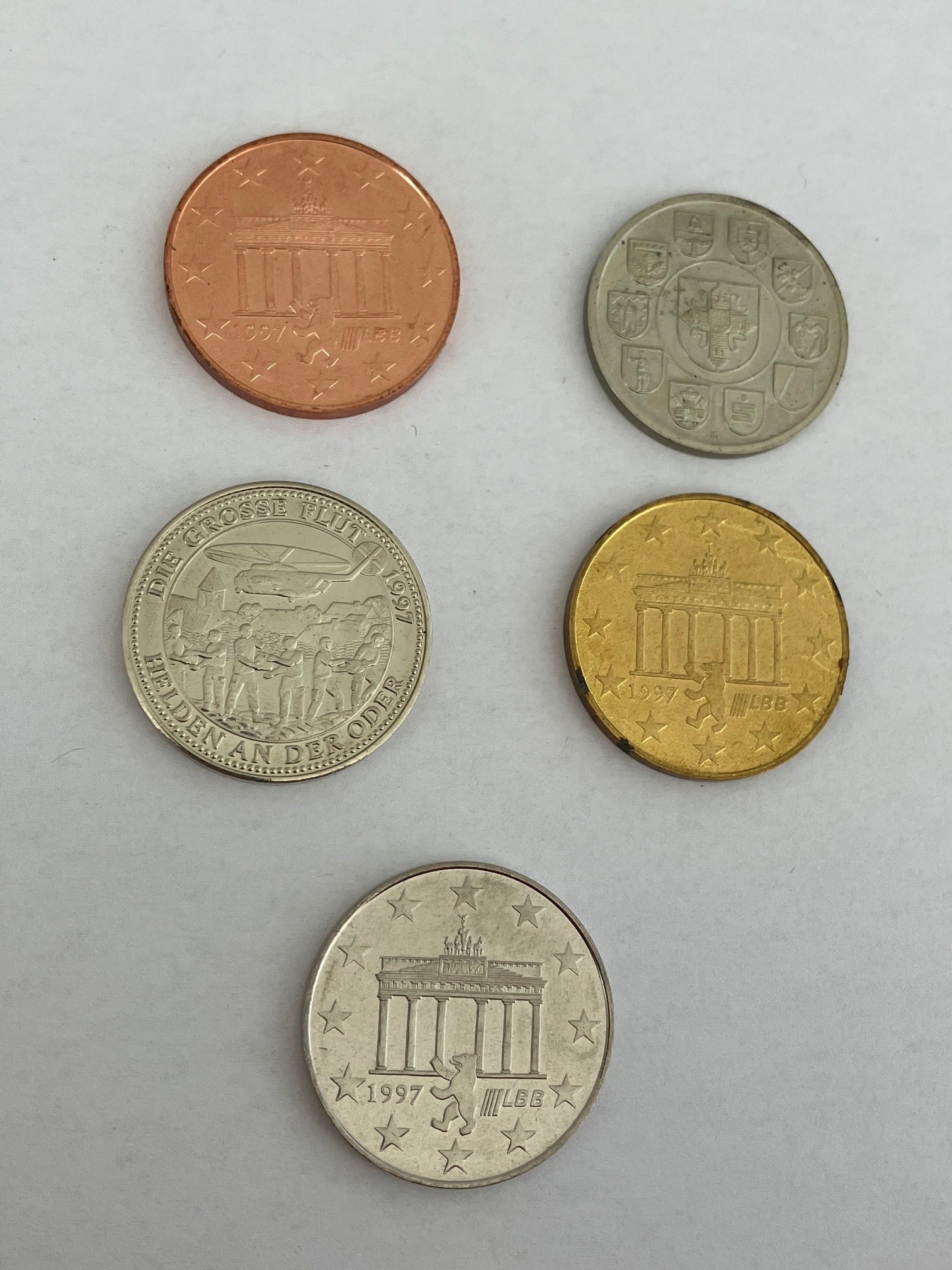 Euro Europawoche 1997 Berlin - 5 stk