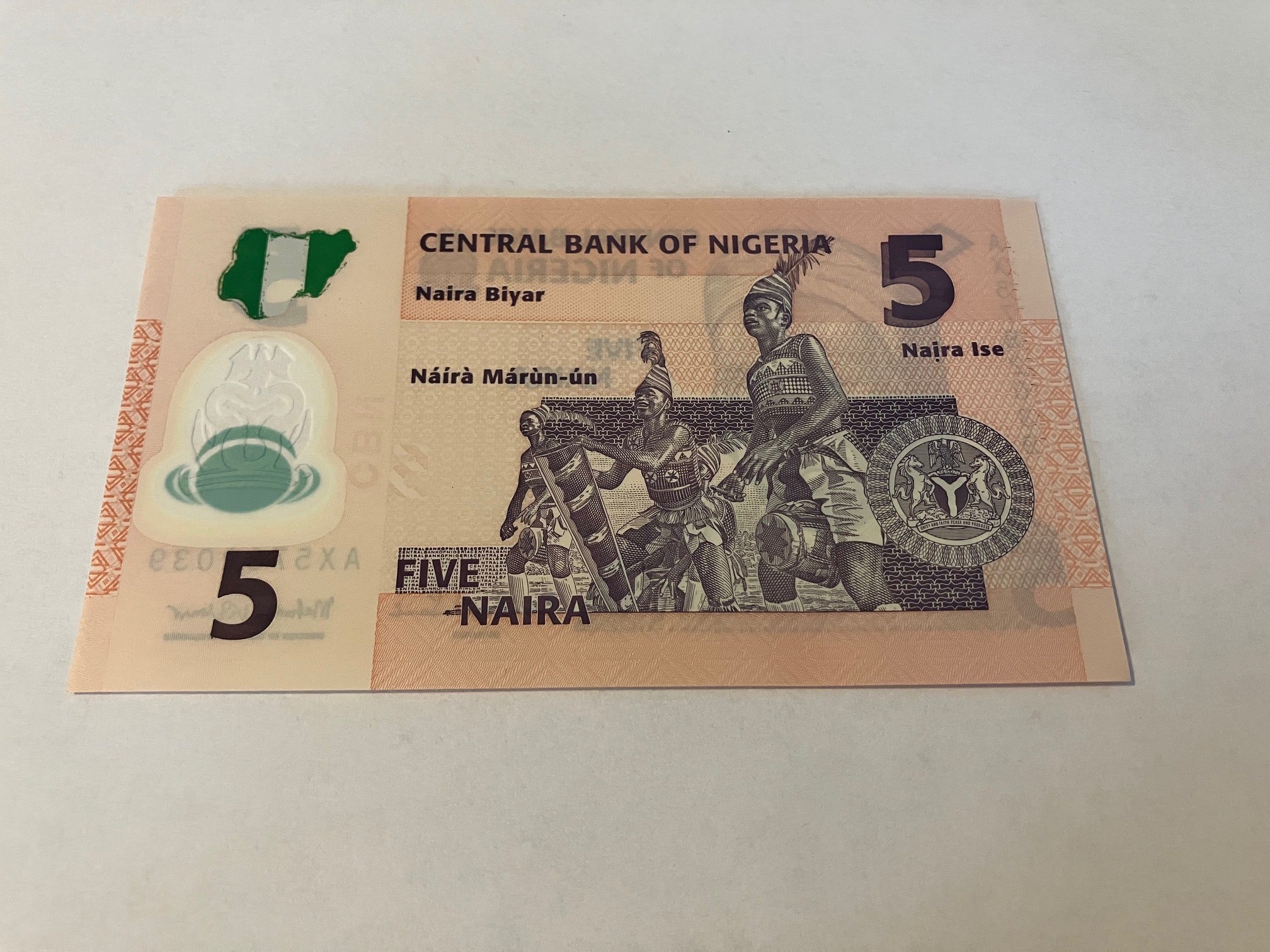 5 Naira Nigeria 2013