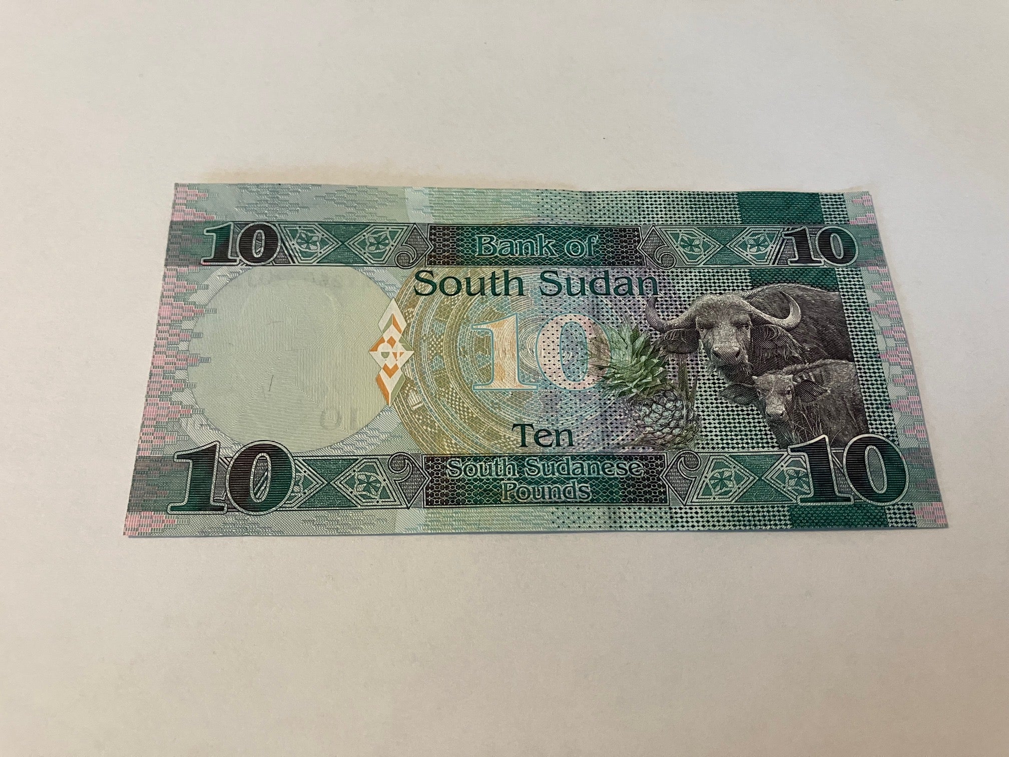 10 South Sudanese Pounds 2016