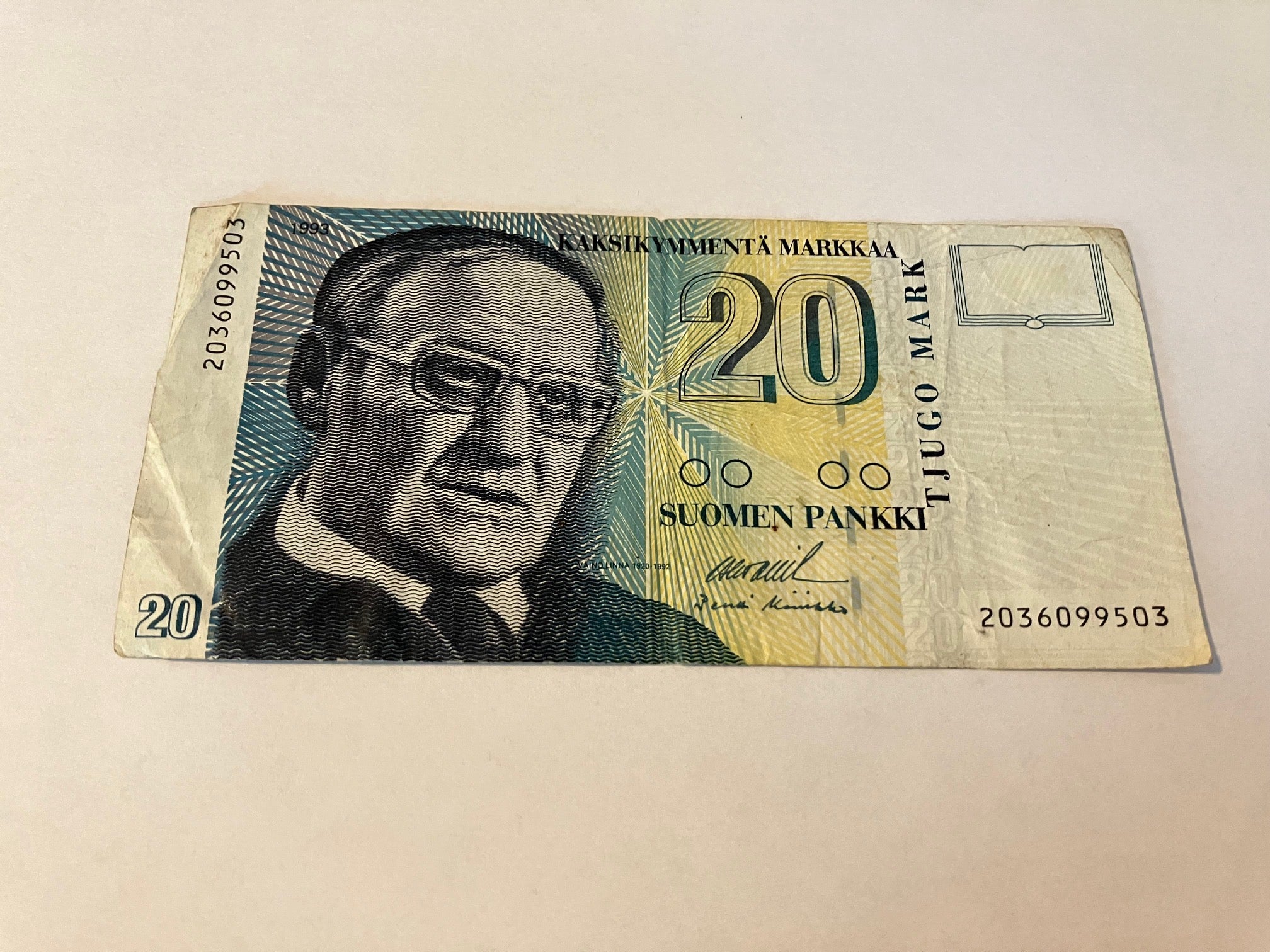 20 Mark Finland 1993