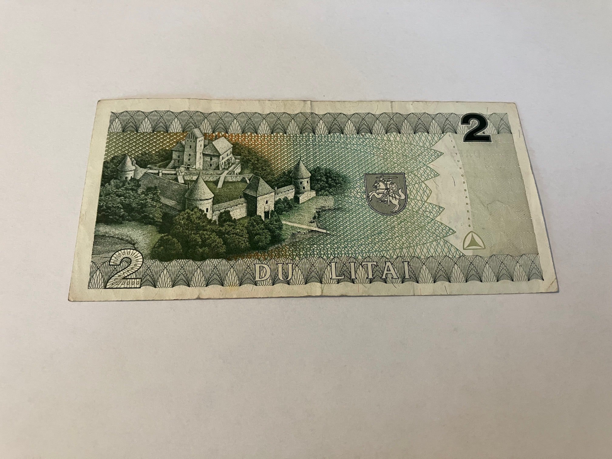 2 Litai Lithuania 1993