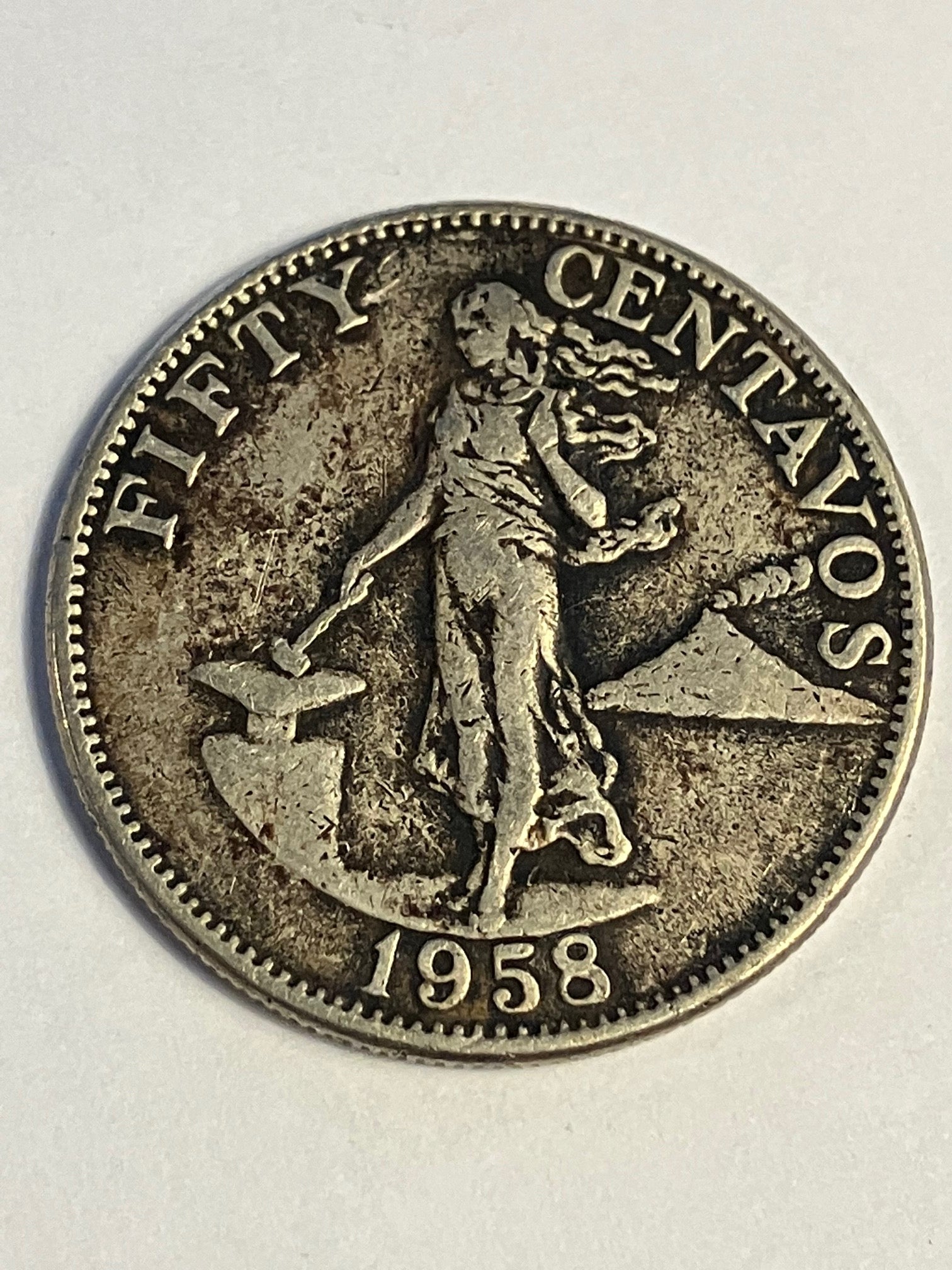 Fifty Centavos 1958 Philippines