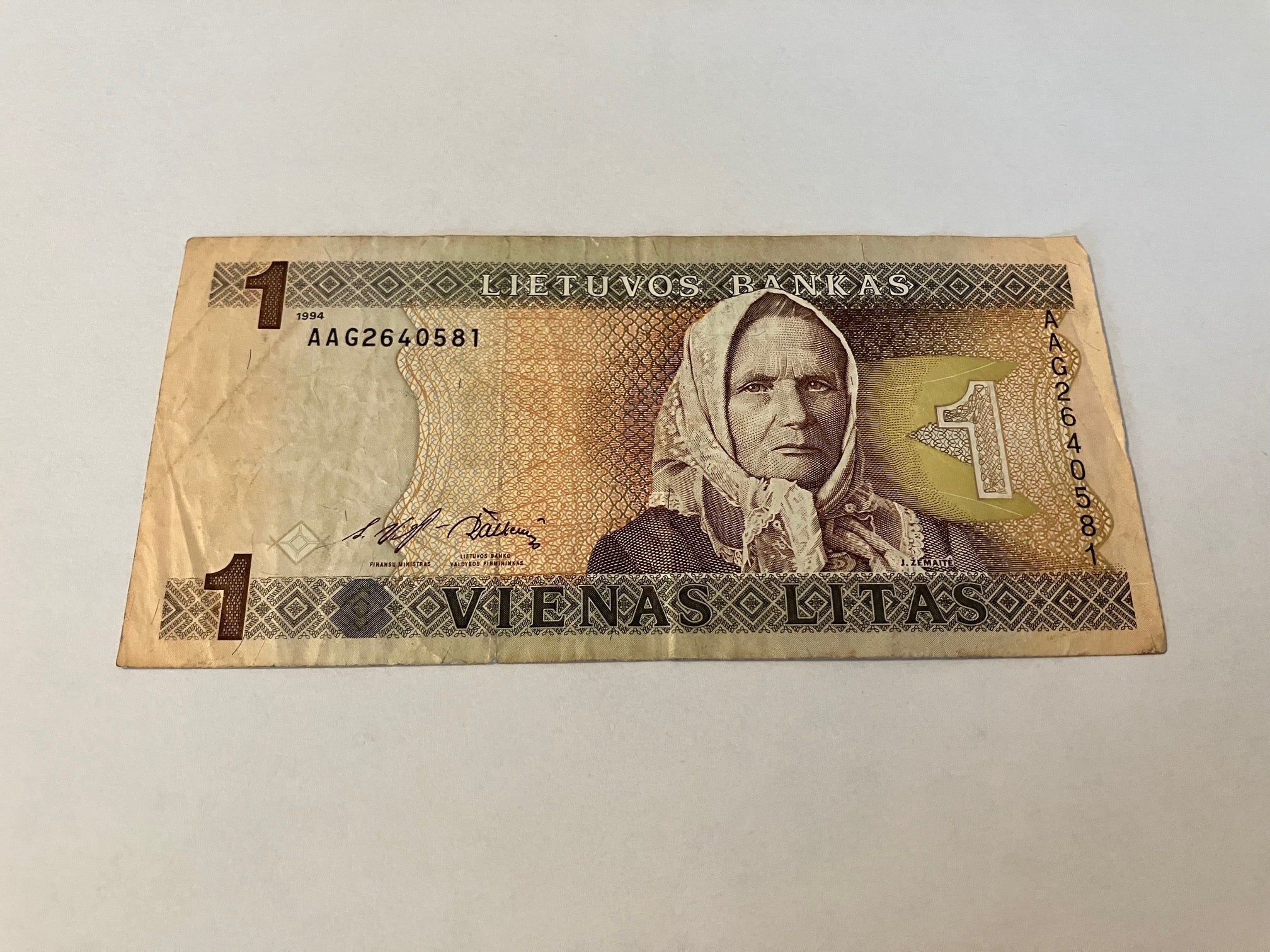 1 LItas Lithuania 1994