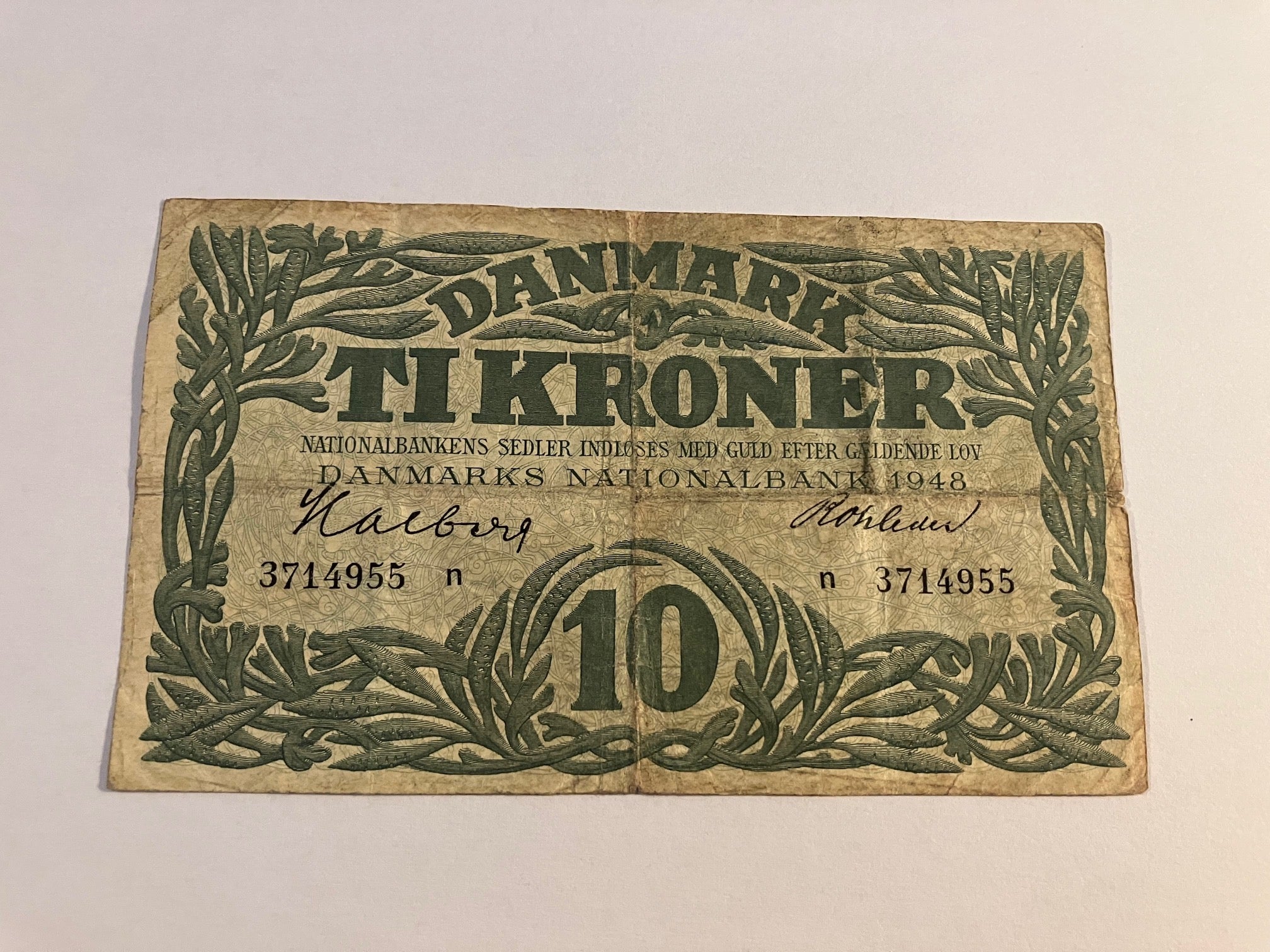 10 Kroner 1948 N Danmark