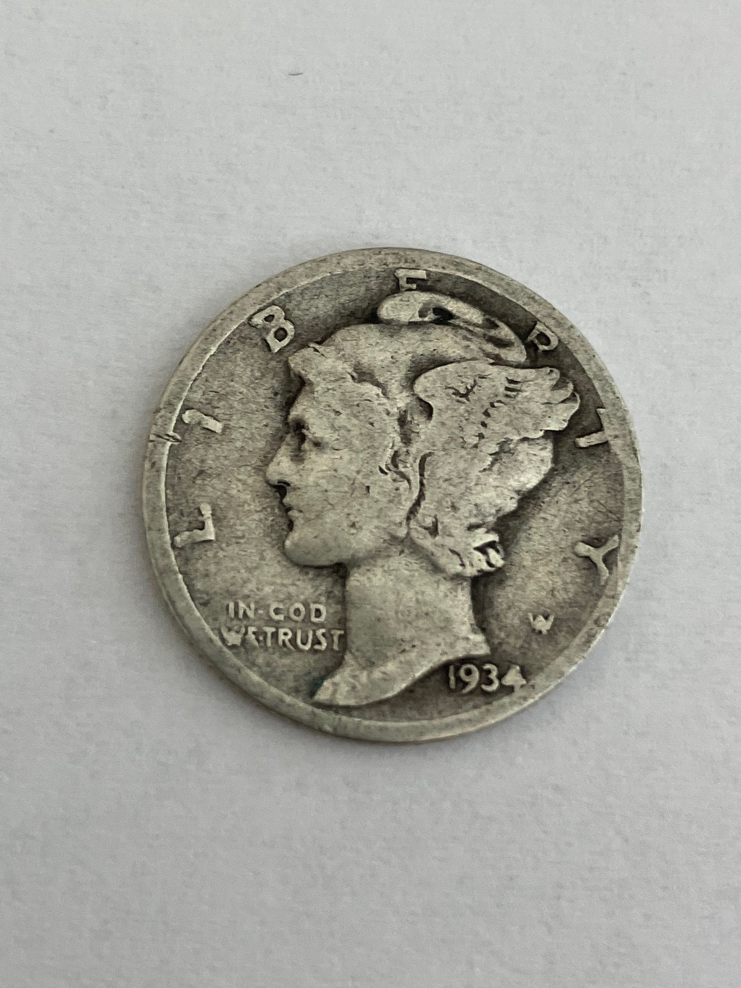 One Dime 1934 USA